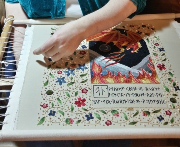 Exclusive Interview With Tolkien Textile Artisan Liz Heffner