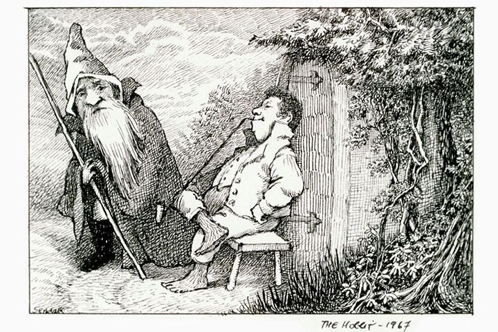 Sendak’s Sample Artwork for ‘The Hobbit’